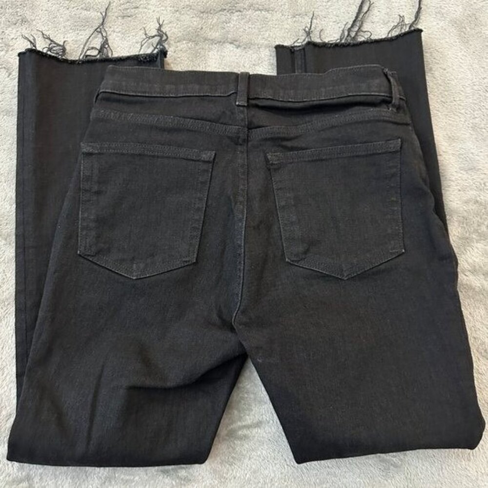 Everlane Black Jeans Crop Straight Boot Women's size 27 4 High Rise - Picture 8 of 8
